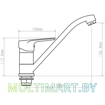 Смеситель Econoce EC0292WT картинка 2